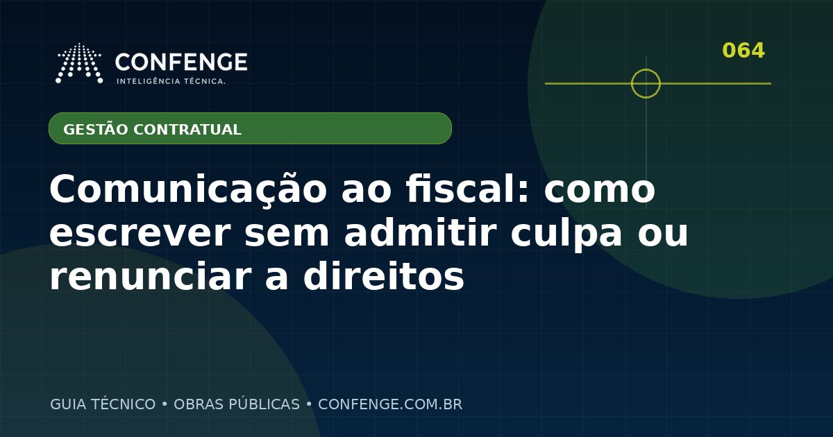 Comunicação ao fiscal: como escrever sem admitir culpa ou renunciar a direitos