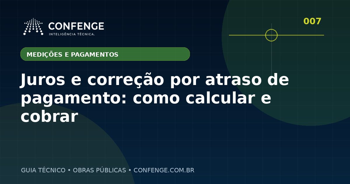 Juros e correção por atraso de pagamento: como calcular e cobrar